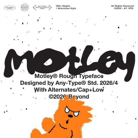 Motley — Rough Display Typeface