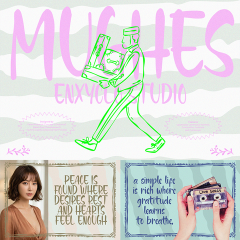 MUGHES — Fun Whimsical Display Font