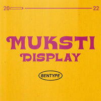 MUKSTI - Display font