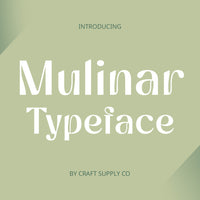 Mulinar – Art Nouveau Font