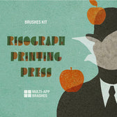 Multi-App Printing Press Brush Studio