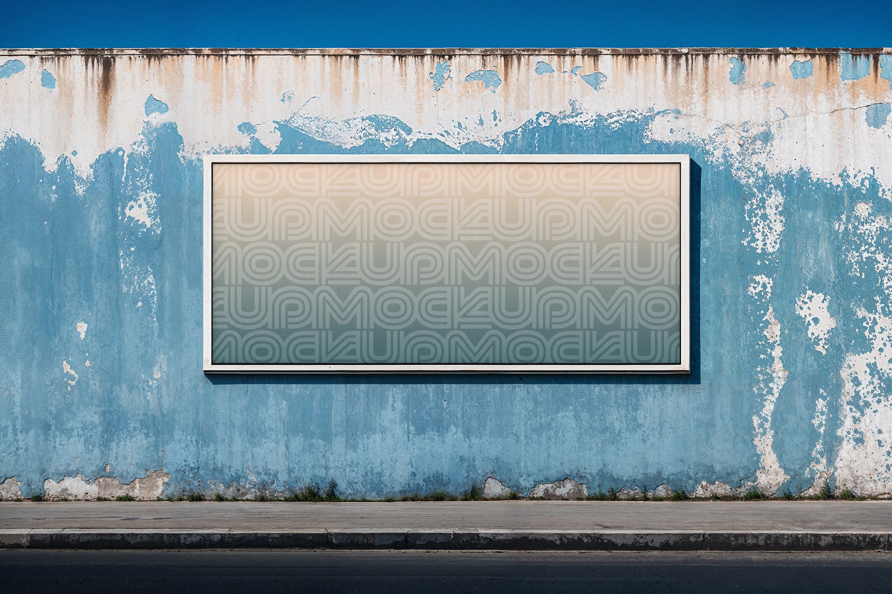 Mural Outdoor Billboard Mockup