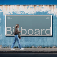 Mural Outdoor Billboard Mockup