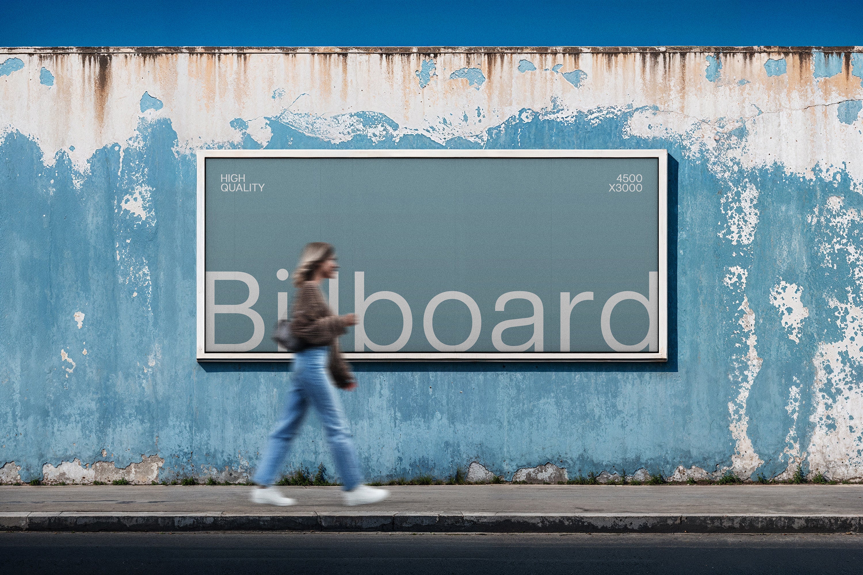 Mural Outdoor Billboard Mockup