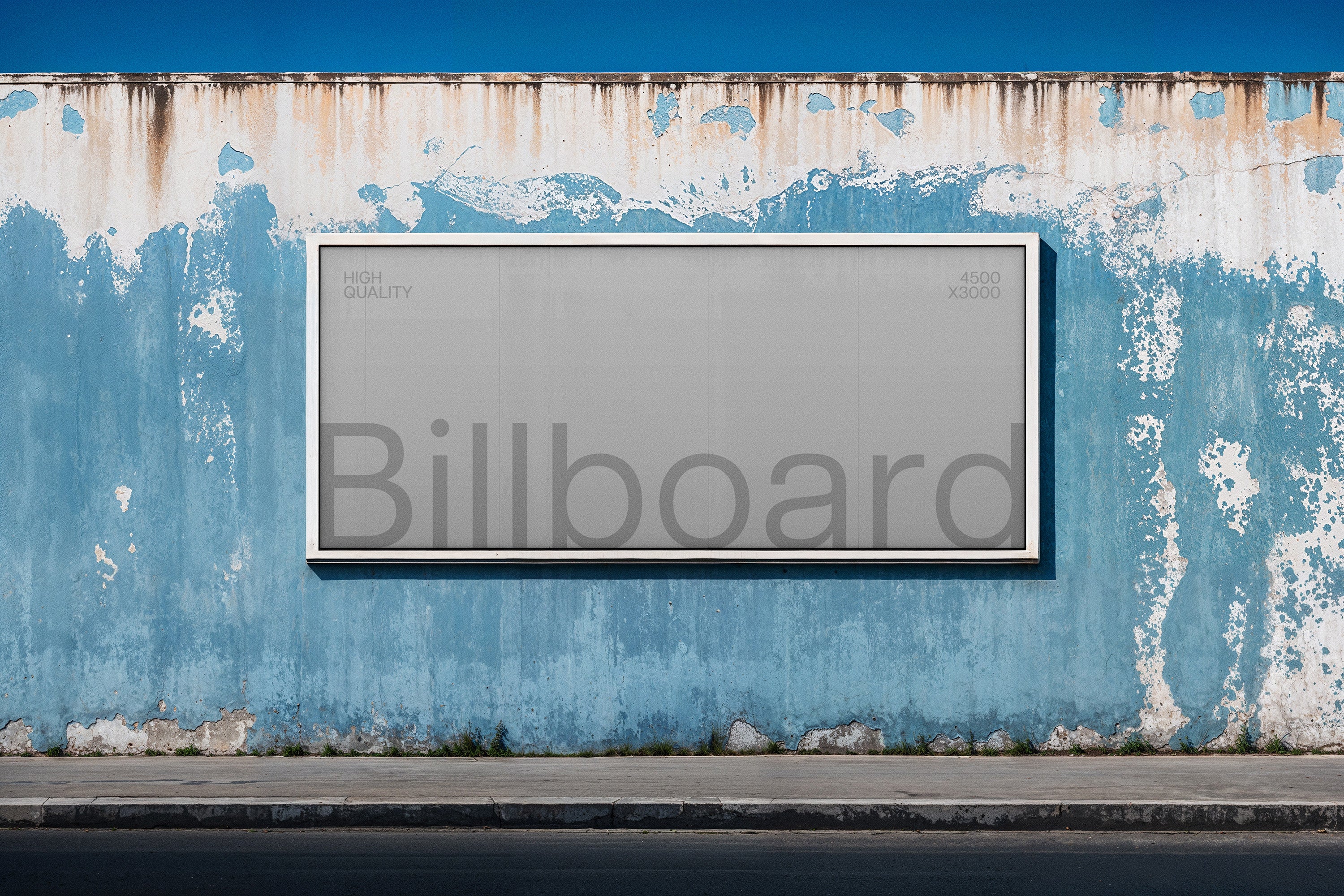 Mural Outdoor Billboard Mockup