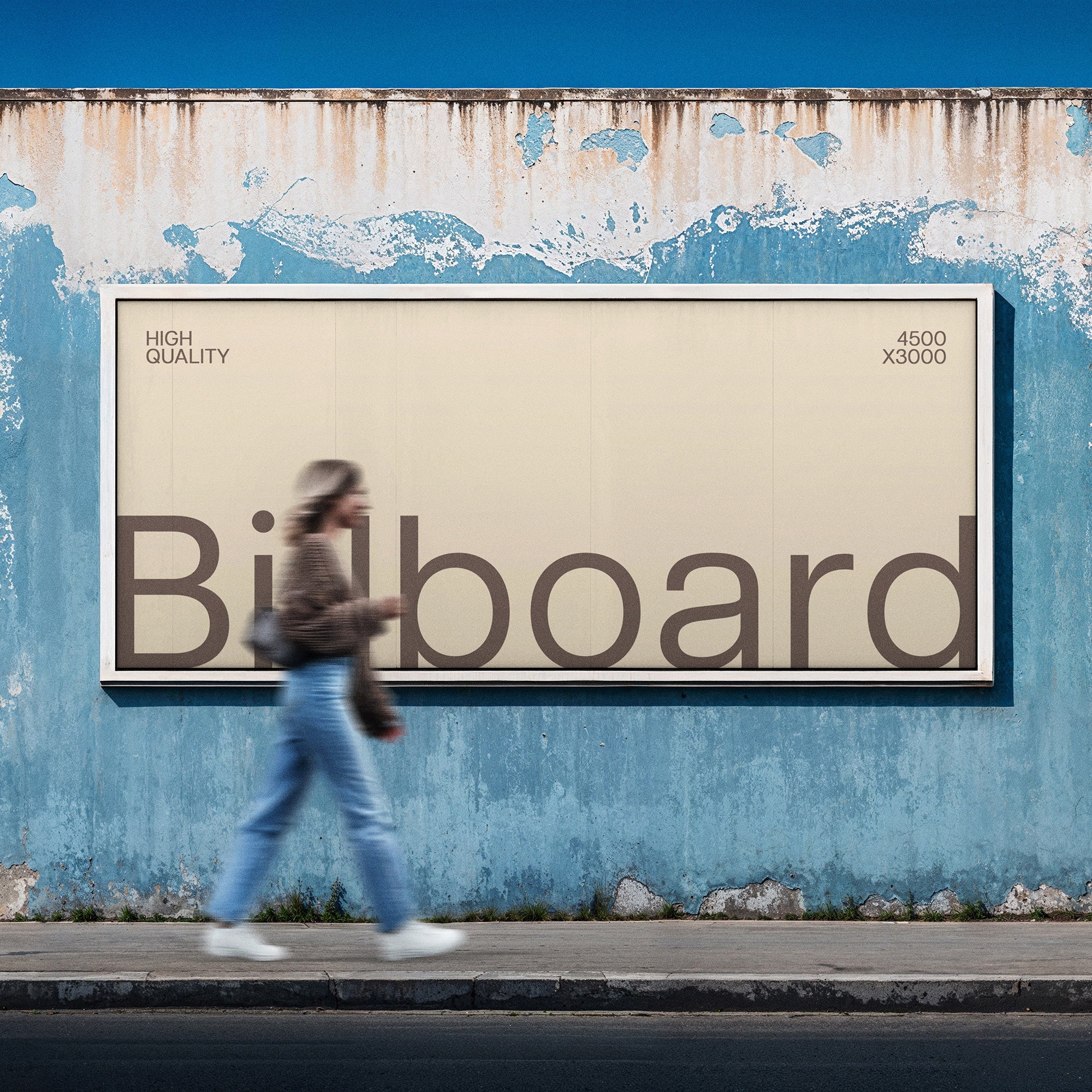 Mural Outdoor Billboard Mockup