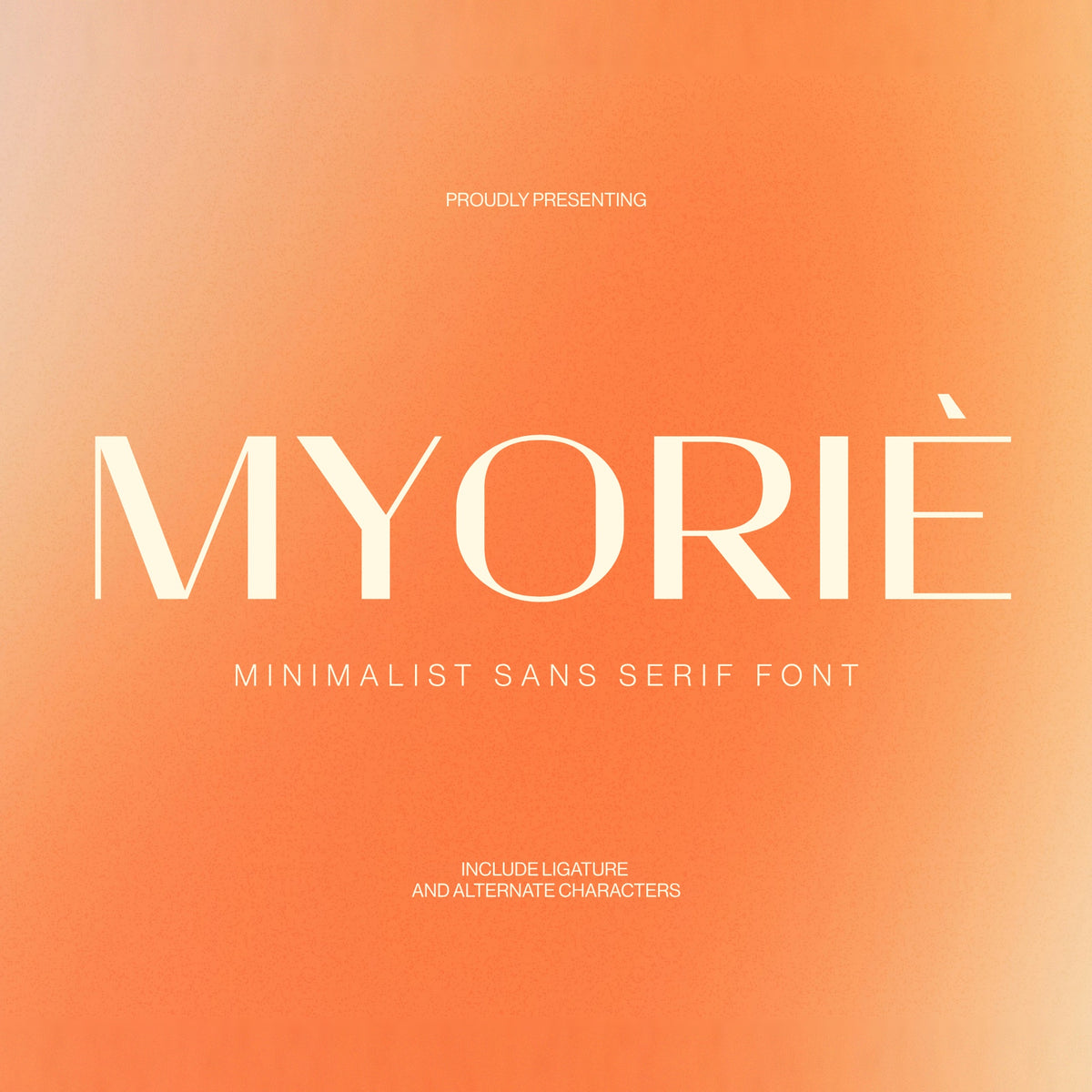 Myorie Aesthetic Minimalist Font by Imoodev, preview 1