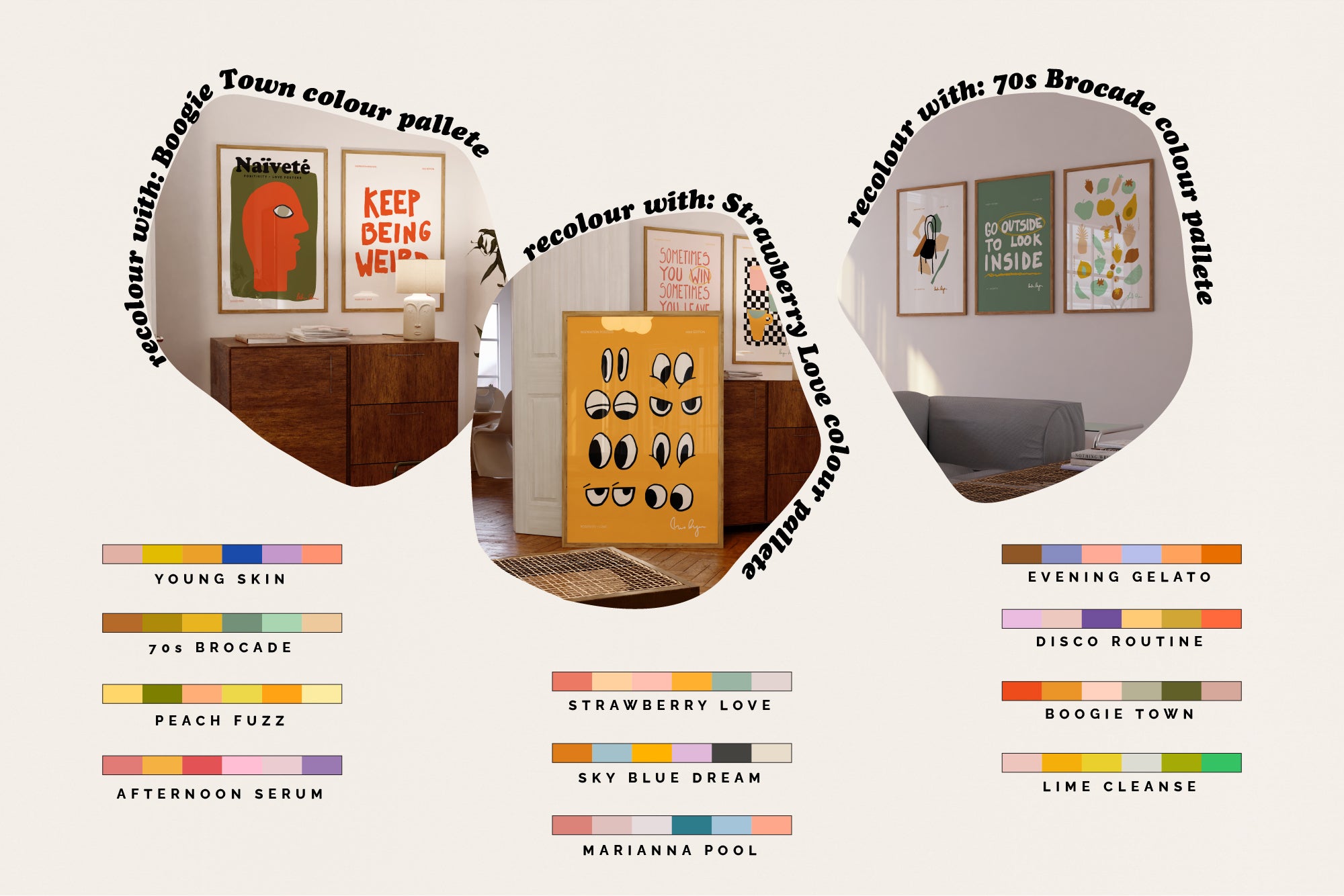 Naive Art Clipart + Posters