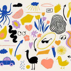 Naive Art Clipart + Posters