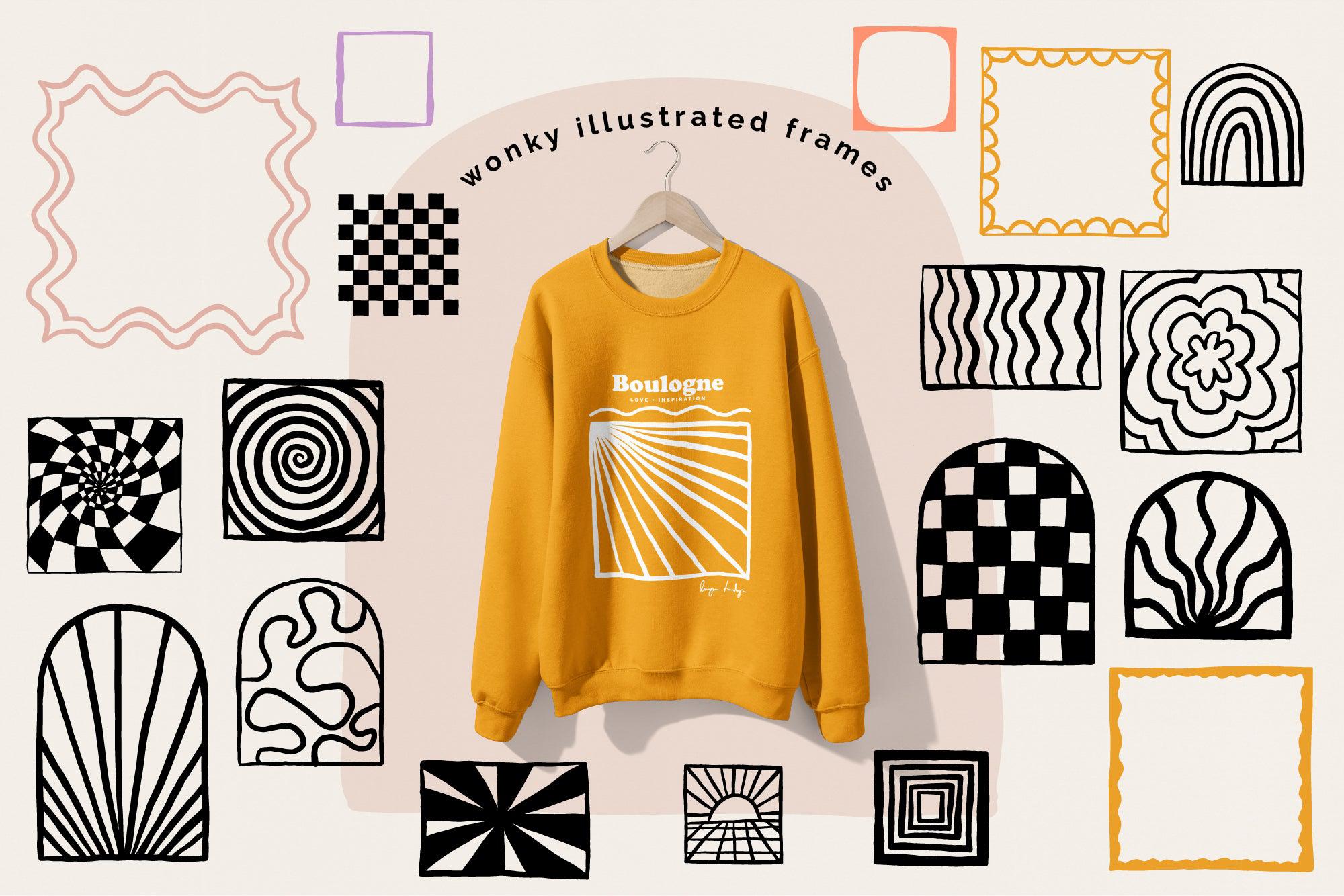 Naive Art Clipart + Posters