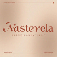 Nasterela Modern Elegant Serif Font