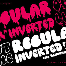 Nasty Habit - A Bubble Font that’s Naughty or Nice!