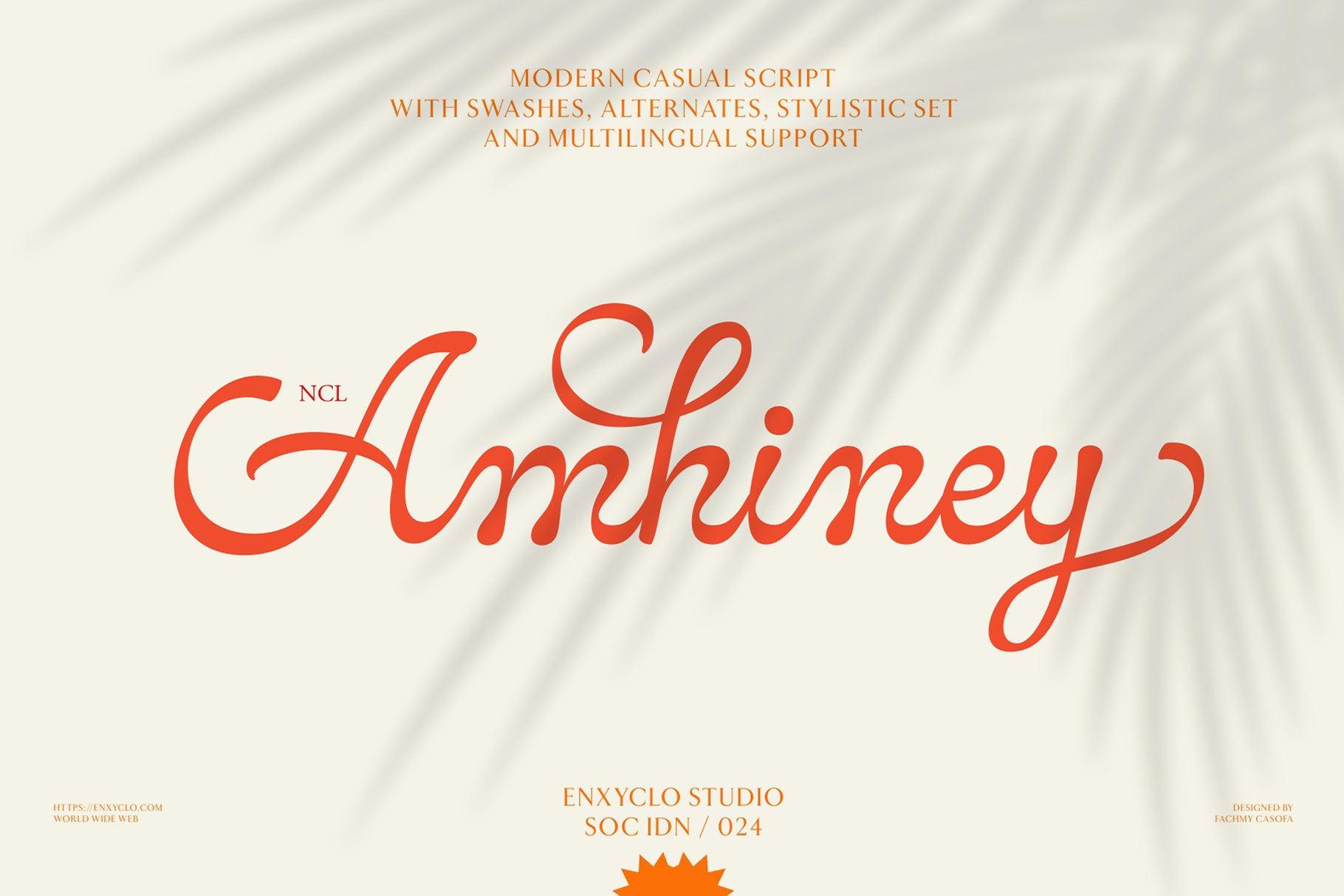 NCL Amhiney - Modern Casual Script