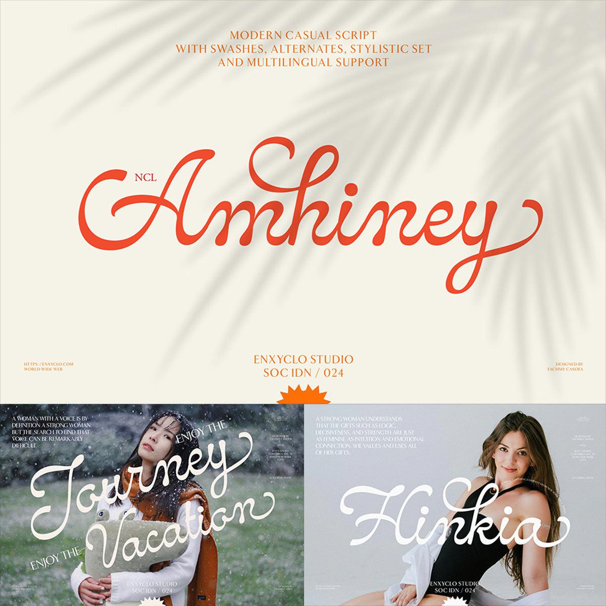 NCL Amhiney - Modern Casual Script