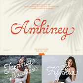 AMHINEY — Elegant Script Calligraphy Font