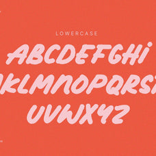 NCL AMORE BENKOVA - Bold Brush Playful Display Font