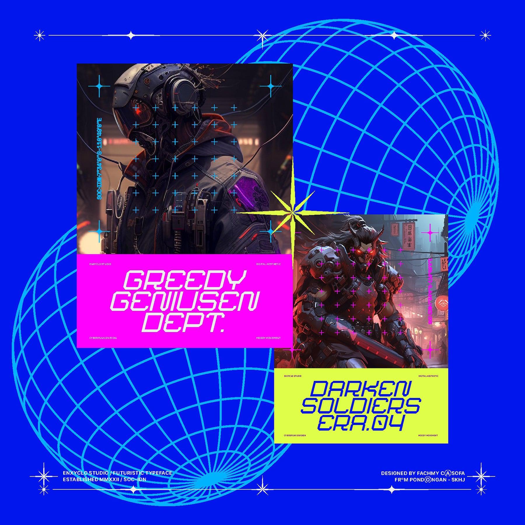 NCL ARSEGZONE - Modern Futuristic Font