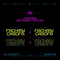 NCL ARSEGZONE - Modern Futuristic Font