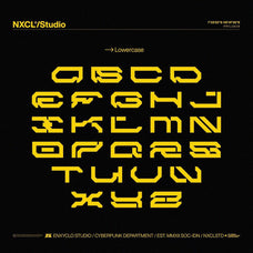 NCL BRAYQOSE - Cyberpunk Futuristic Font