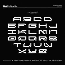 NCL BRAYQOSE - Cyberpunk Futuristic Font