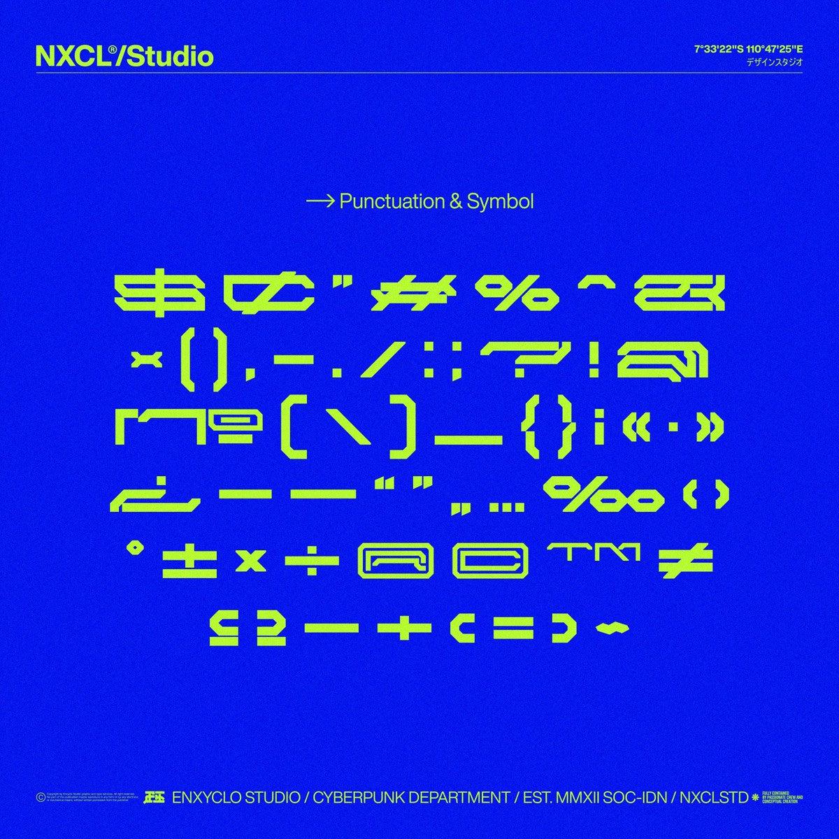 NCL BRAYQOSE EXPANDED - Cyberpunk Futuristic Font