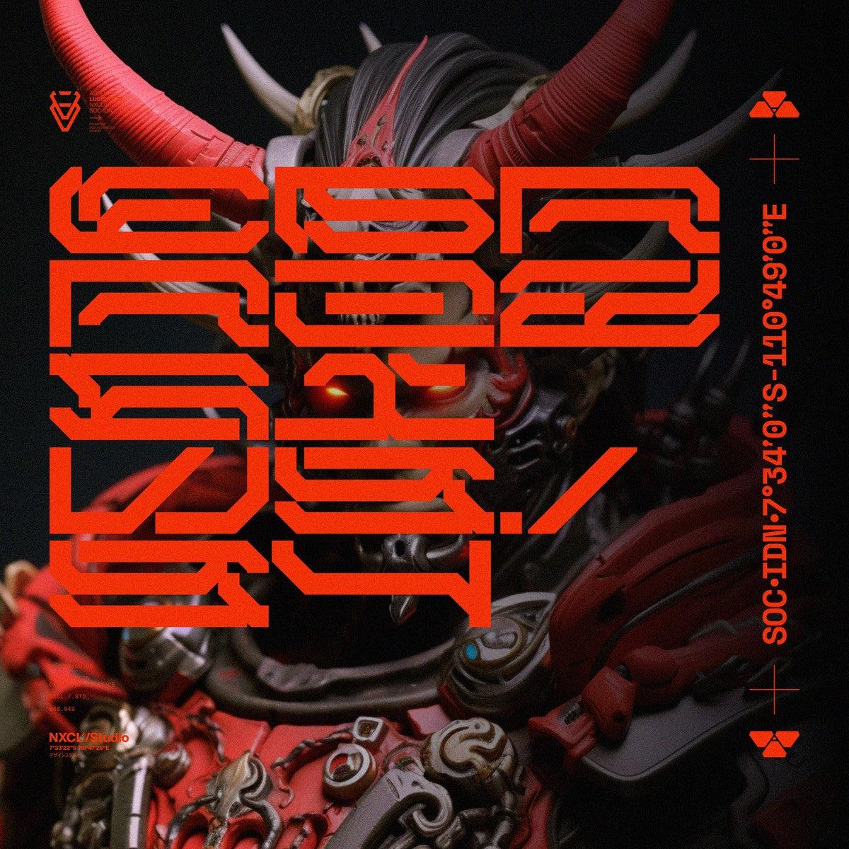 NCL BRAYQOSE EXPANDED - Cyberpunk Futuristic Font