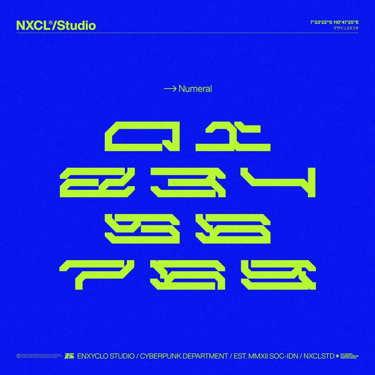 NCL BRAYQOSE EXPANDED - Cyberpunk Futuristic Font