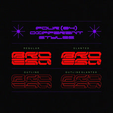NCL BROESQ - Cyberpunk Futuristic Font