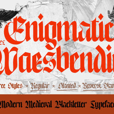 NCL Enigmatic Waesbendiy - Modern Medieval Blackletter Font