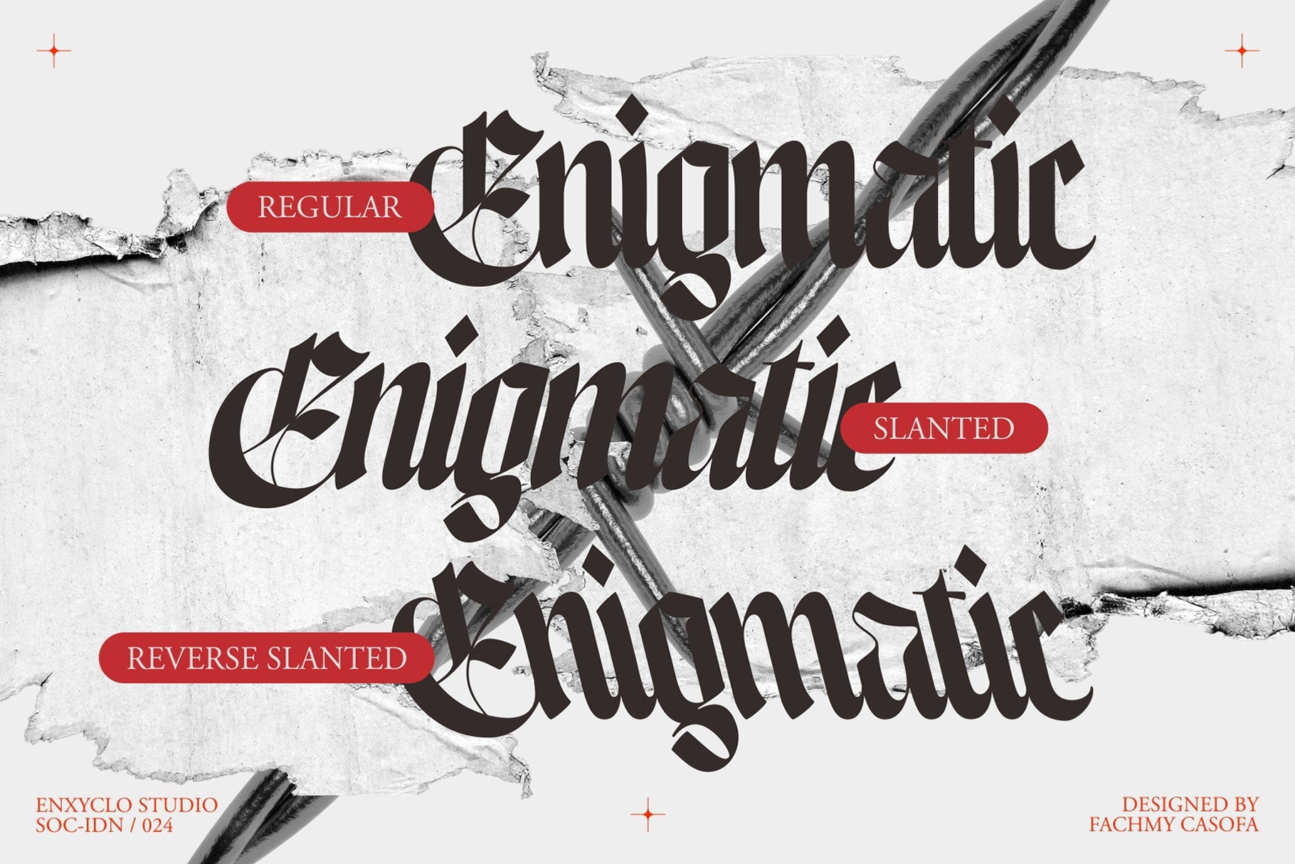 NCL Enigmatic Waesbendiy - Modern Medieval Blackletter Font