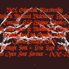 NCL Enigmatic Waesbendiy - Modern Medieval Blackletter Font