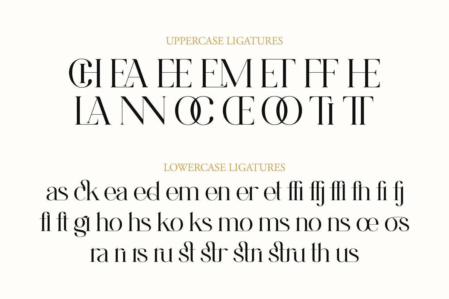 NCL Gastrub - Modern Elegant Ligature Font