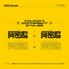 NCL GESROB - Cyberpunk Futuristic Mecha Font