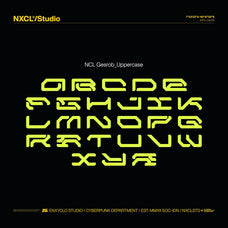 NCL GESROB - Cyberpunk Futuristic Mecha Font