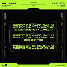 NCL Graxebeosa Expanded - Cyberpunk Futuristic Techno Mecha Font