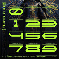 NCL Kamver - Futuristic Cyberpunk Space Techno Font