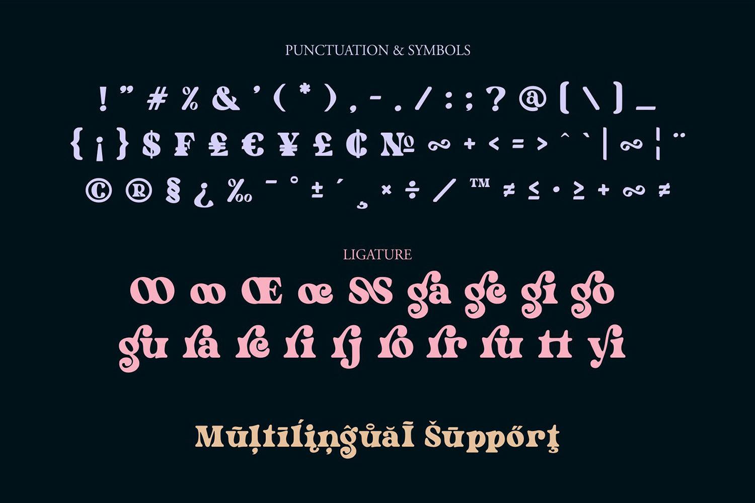 NCL Kerih Moady - Retro Groovy Bold Font