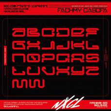 NCL Megrabs - Industrial Brutalism Futuristic Font