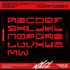 NCL Megrabs - Industrial Brutalism Futuristic Font