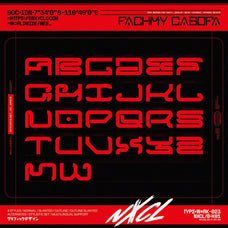 NCL Megrabs - Industrial Brutalism Futuristic Font
