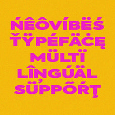 NCL NEOVIBES - Bold Expanded Sans Font