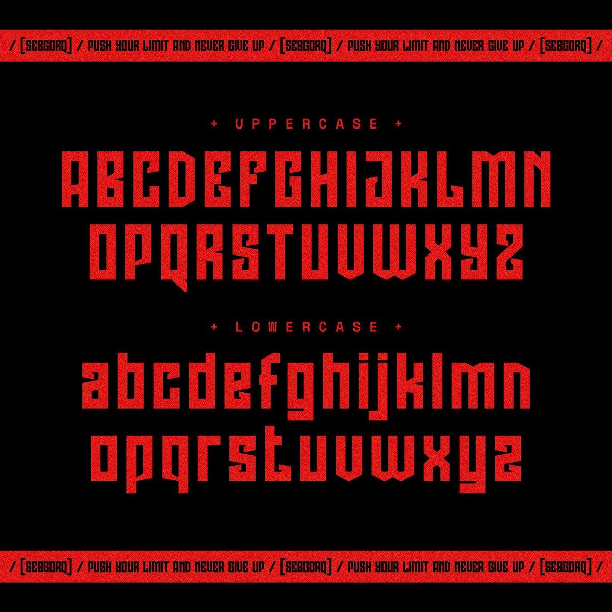 NCL Sebgorq - Urban Font