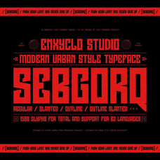 NCL Sebgorq - Urban Font