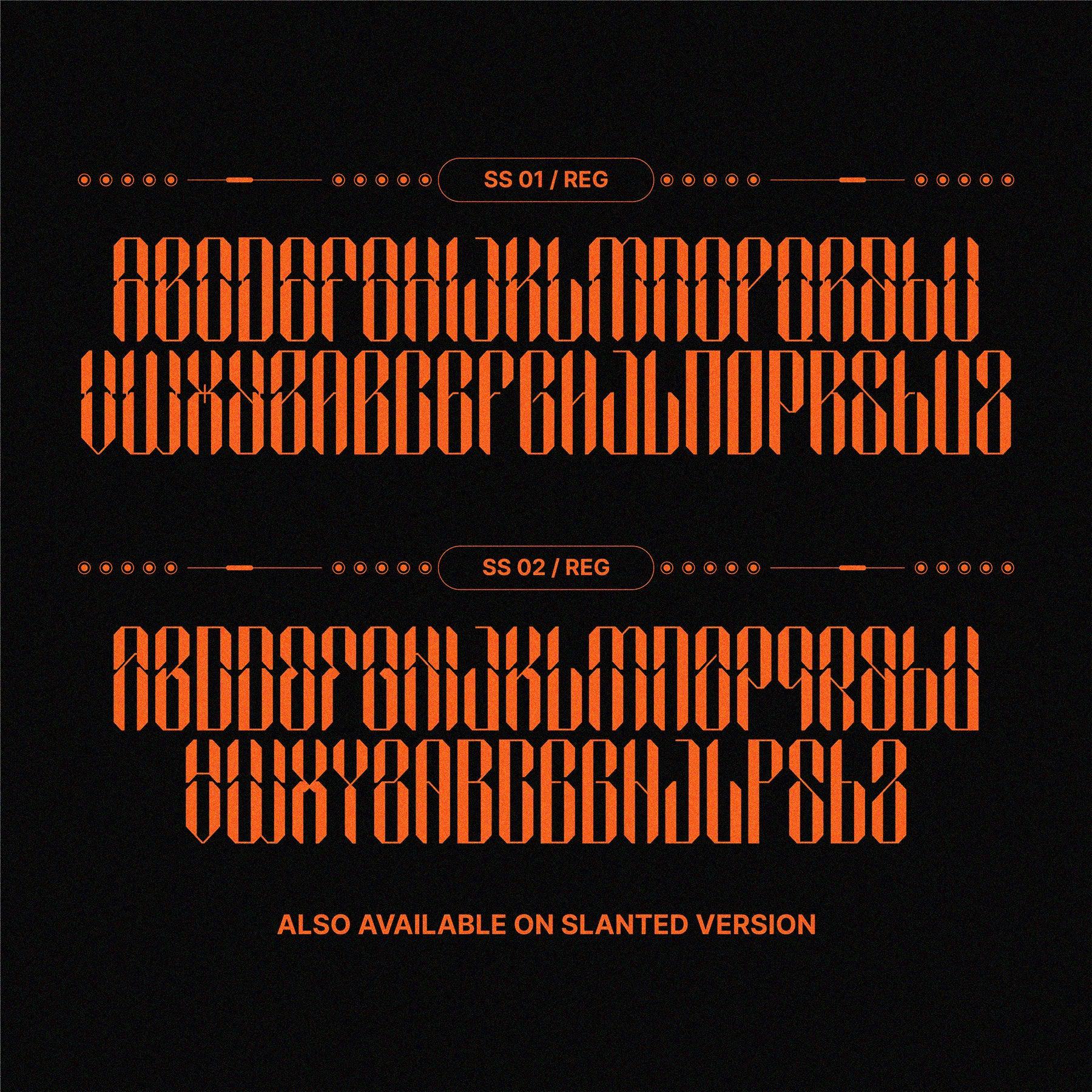 NCL Sephyrok - Cyberpunk Futuristic Tech Condensed Font