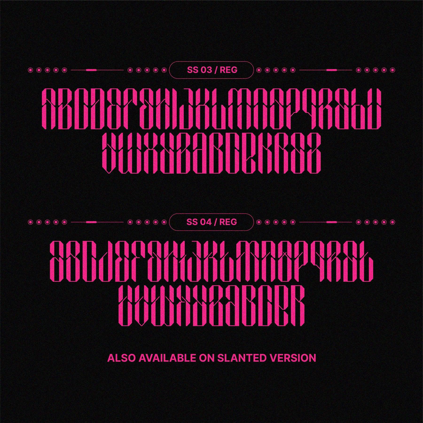 NCL Sephyrok - Cyberpunk Futuristic Tech Condensed Font