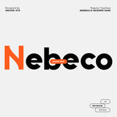 Nebeco Minimalist Modern Sans Serif Font