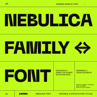 Nebulica Font