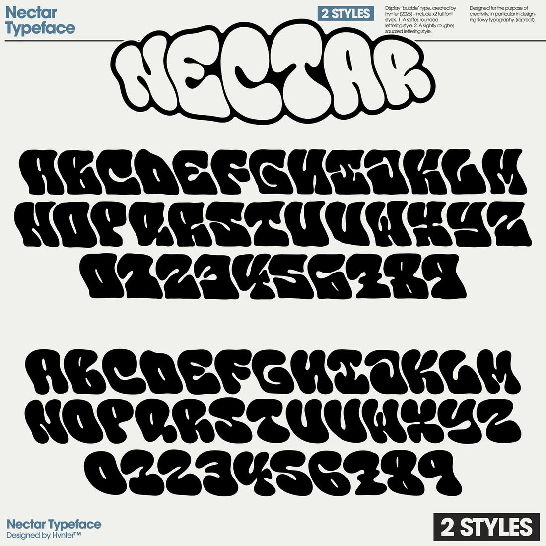 Nectar Typeface by HVNTER