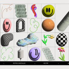 Neo 3D Postmodern Elements