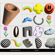Neo 3D Postmodern Elements